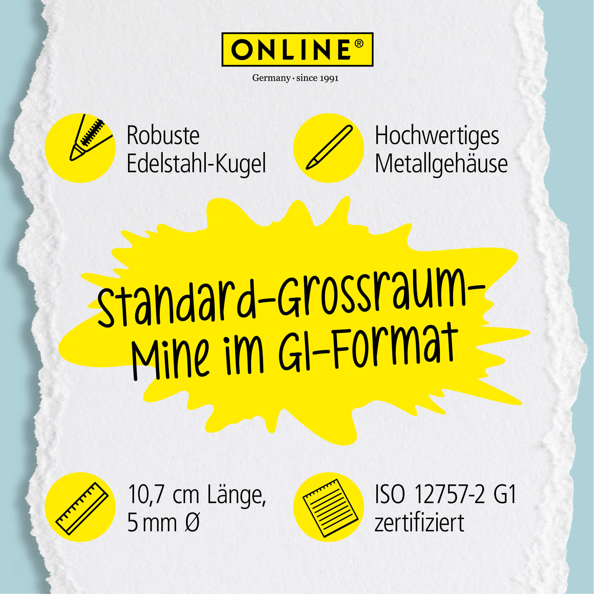 Kugelschreibermine Großraummine G1  M