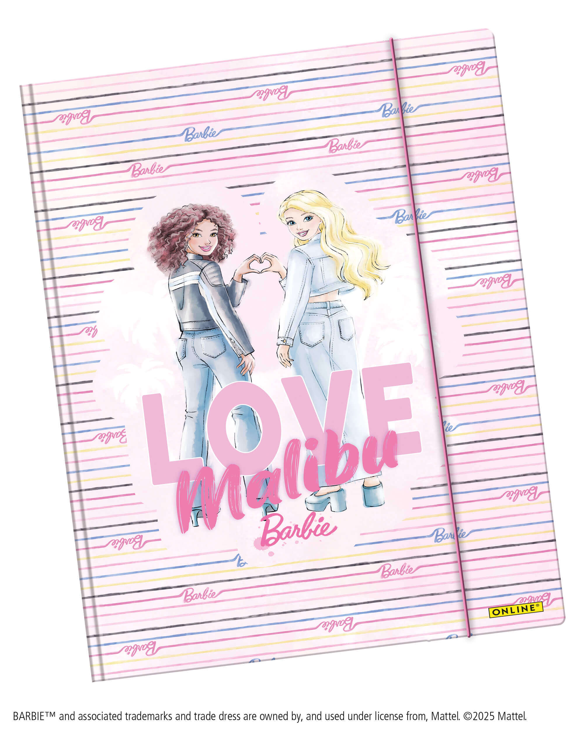 Gummizugmappe A3 Barbie Malibu