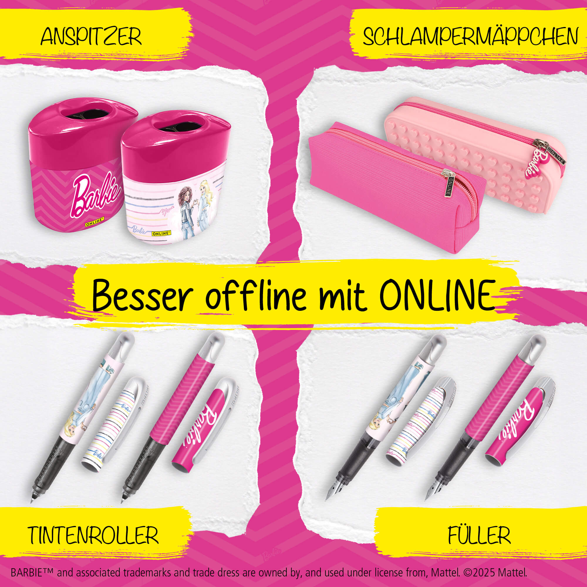 Gummizugmappe A3 Barbie Pink