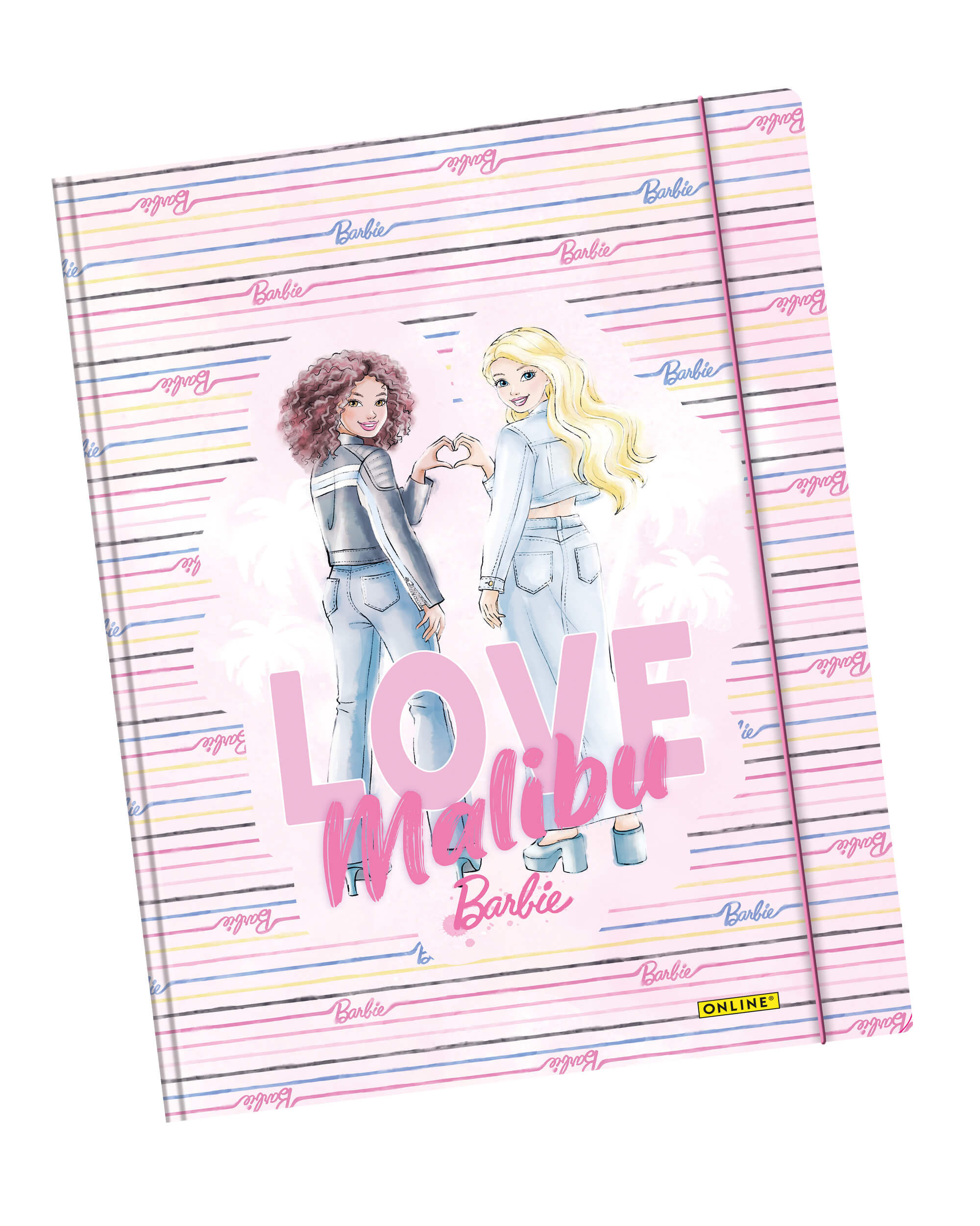 Gummizugmappe A4 Barbie Malibu