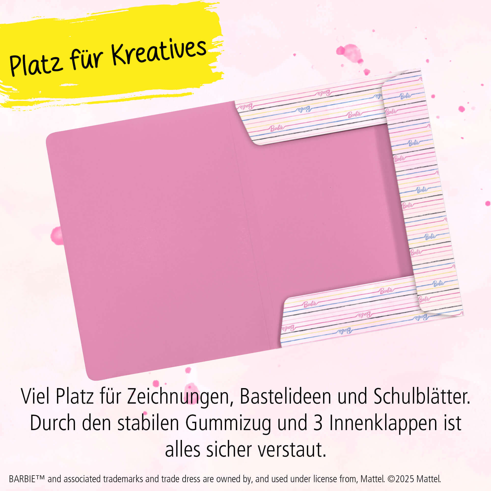 Gummizugmappe A3 Barbie Malibu