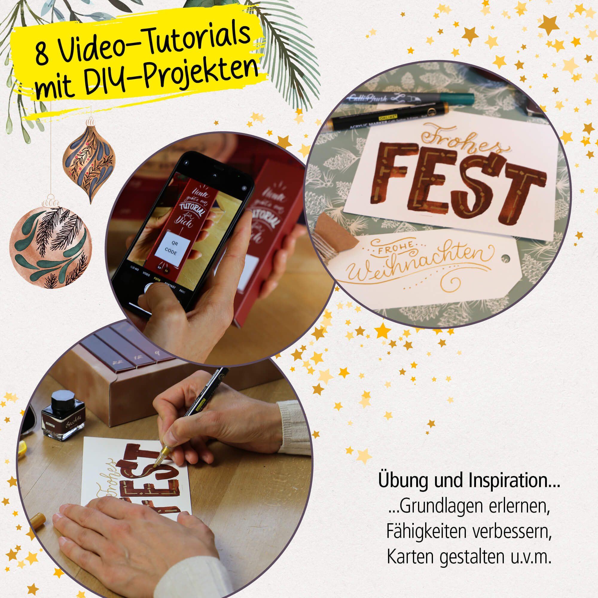 Info, Kalender enthält 8 Video-Tutorials