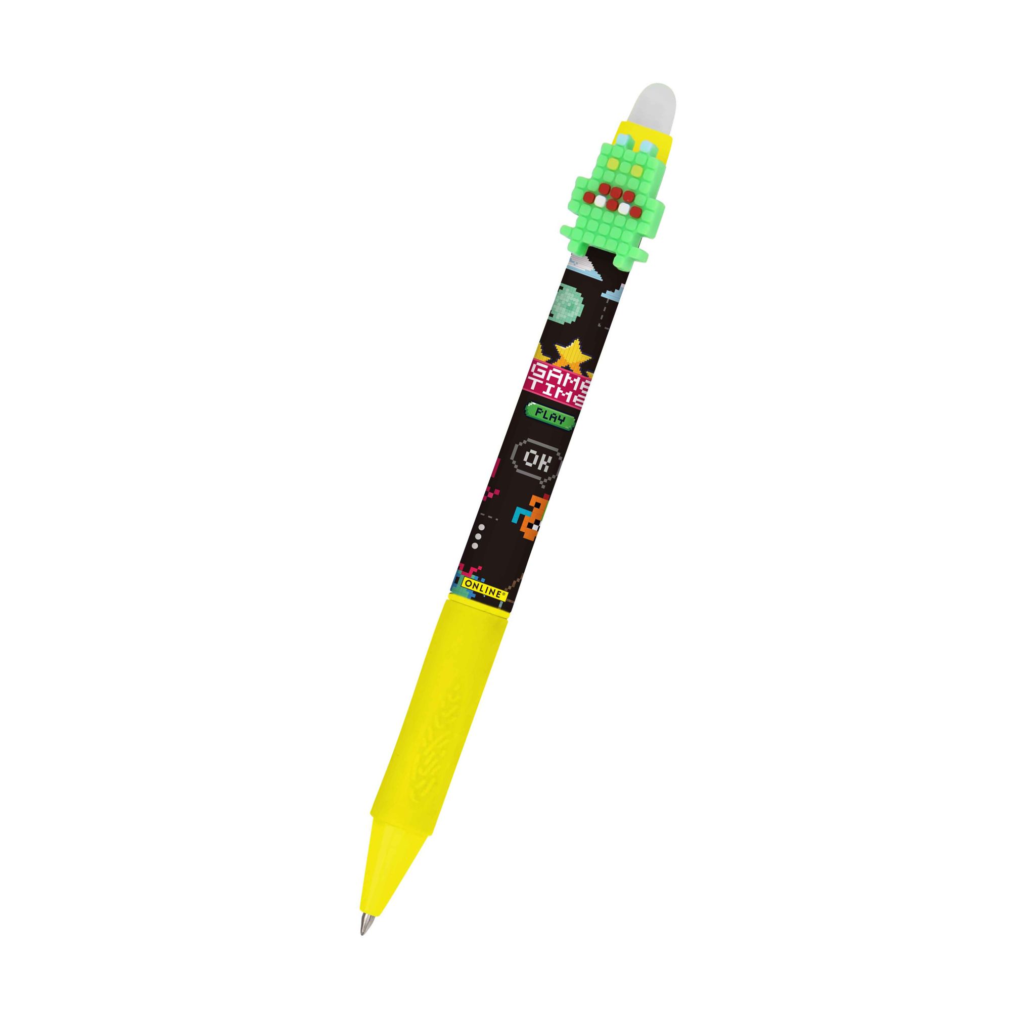 Unser radierbarer Gelschreiber magiXX Fun der Serie Cool für Kinder mit spannenden Designs