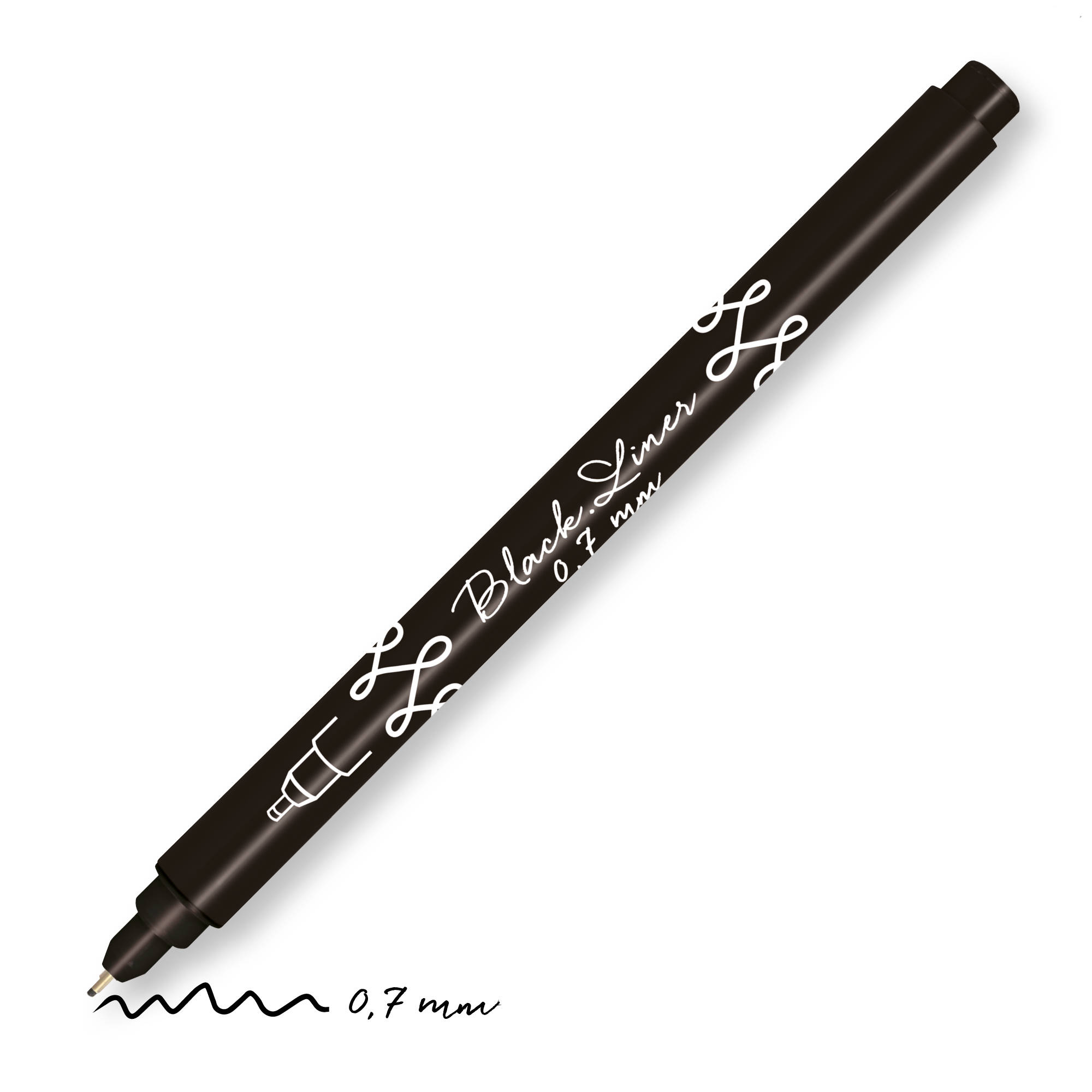 Black Lettering Einzelstift