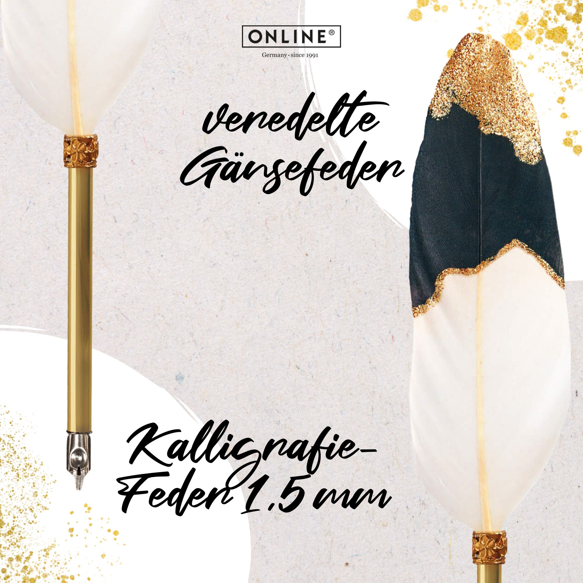 Schreibfeder mit Kalligrafie-Spitze