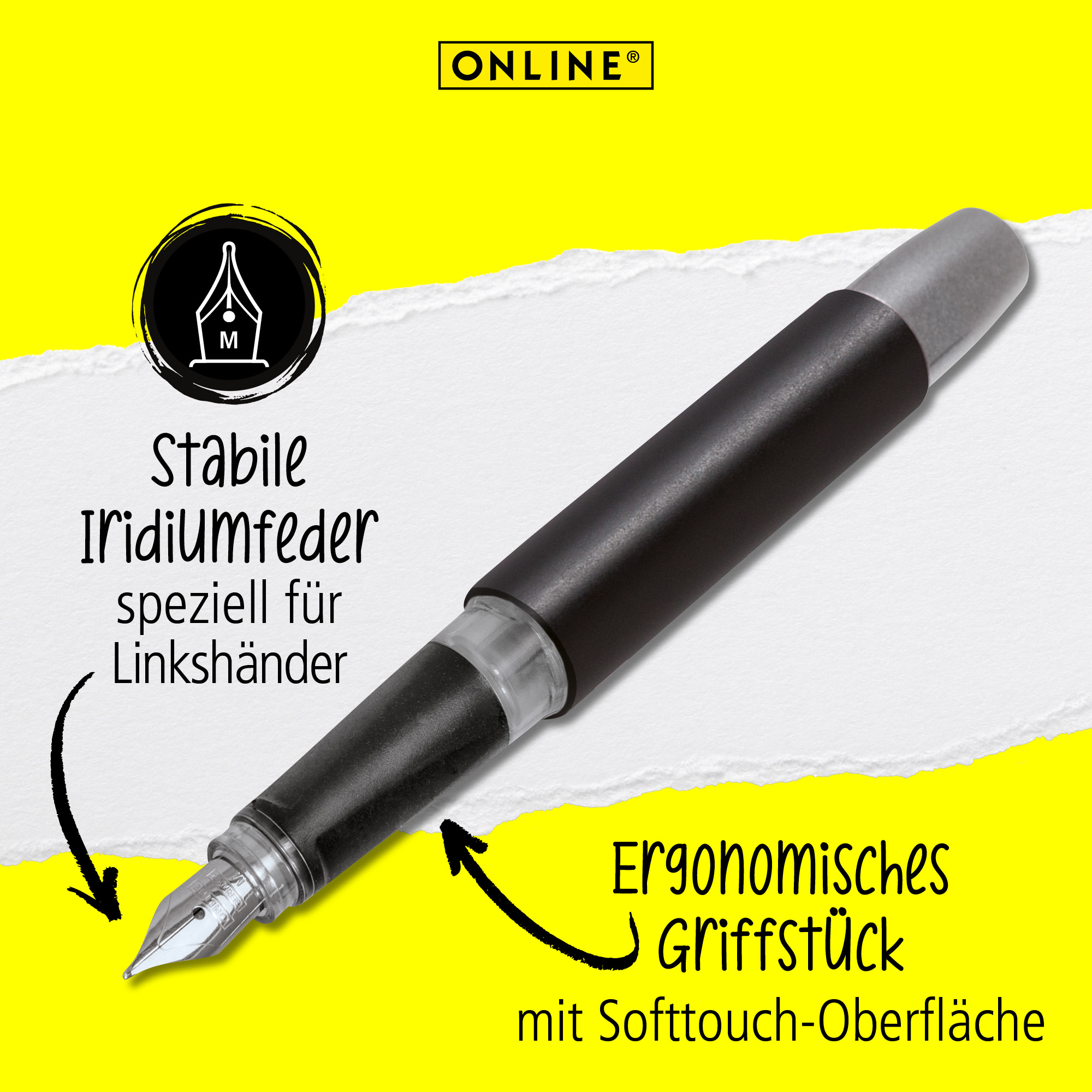 Stabili Iridiumfeder und ergonomisches Griffstück