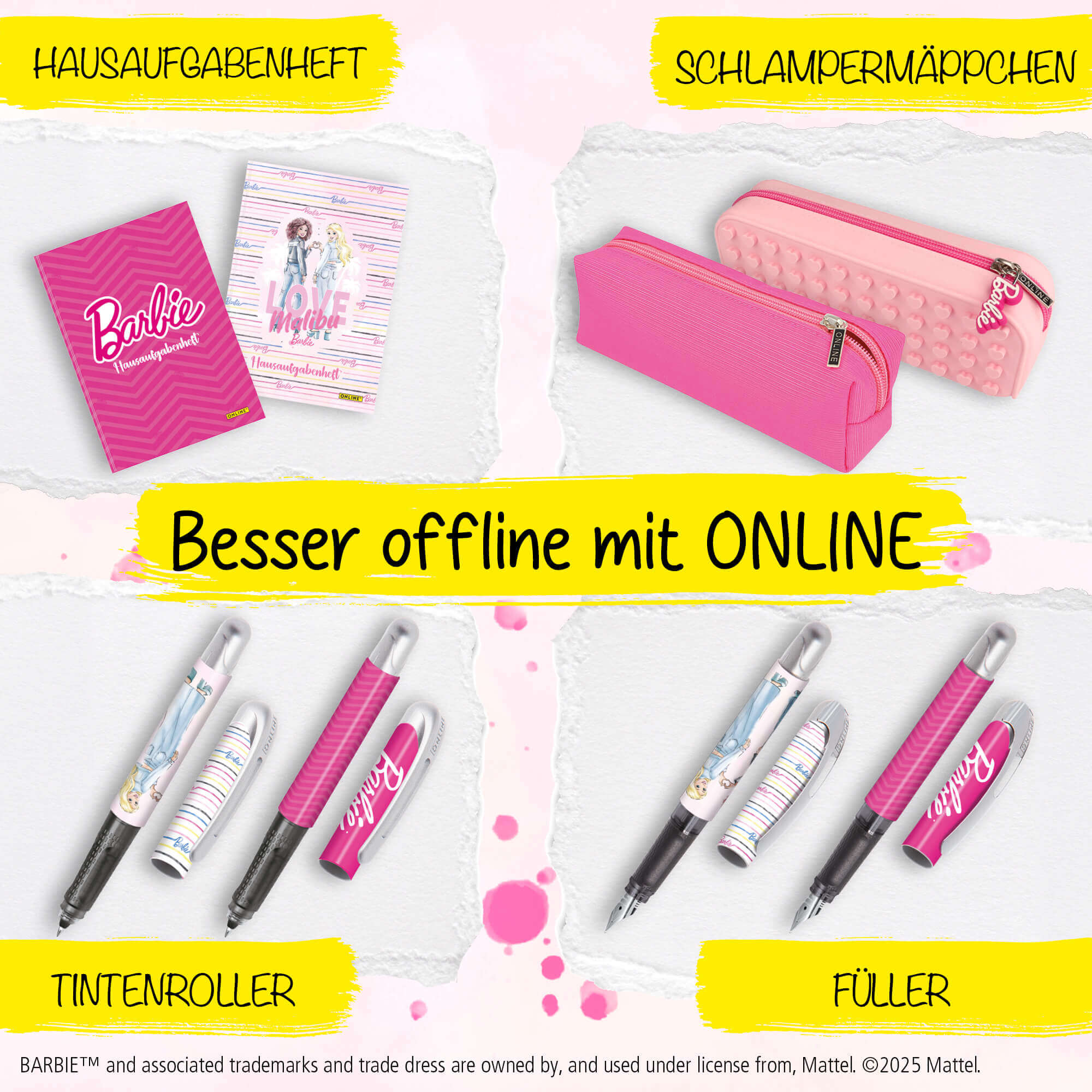 Gummizugmappe A3 Barbie Malibu