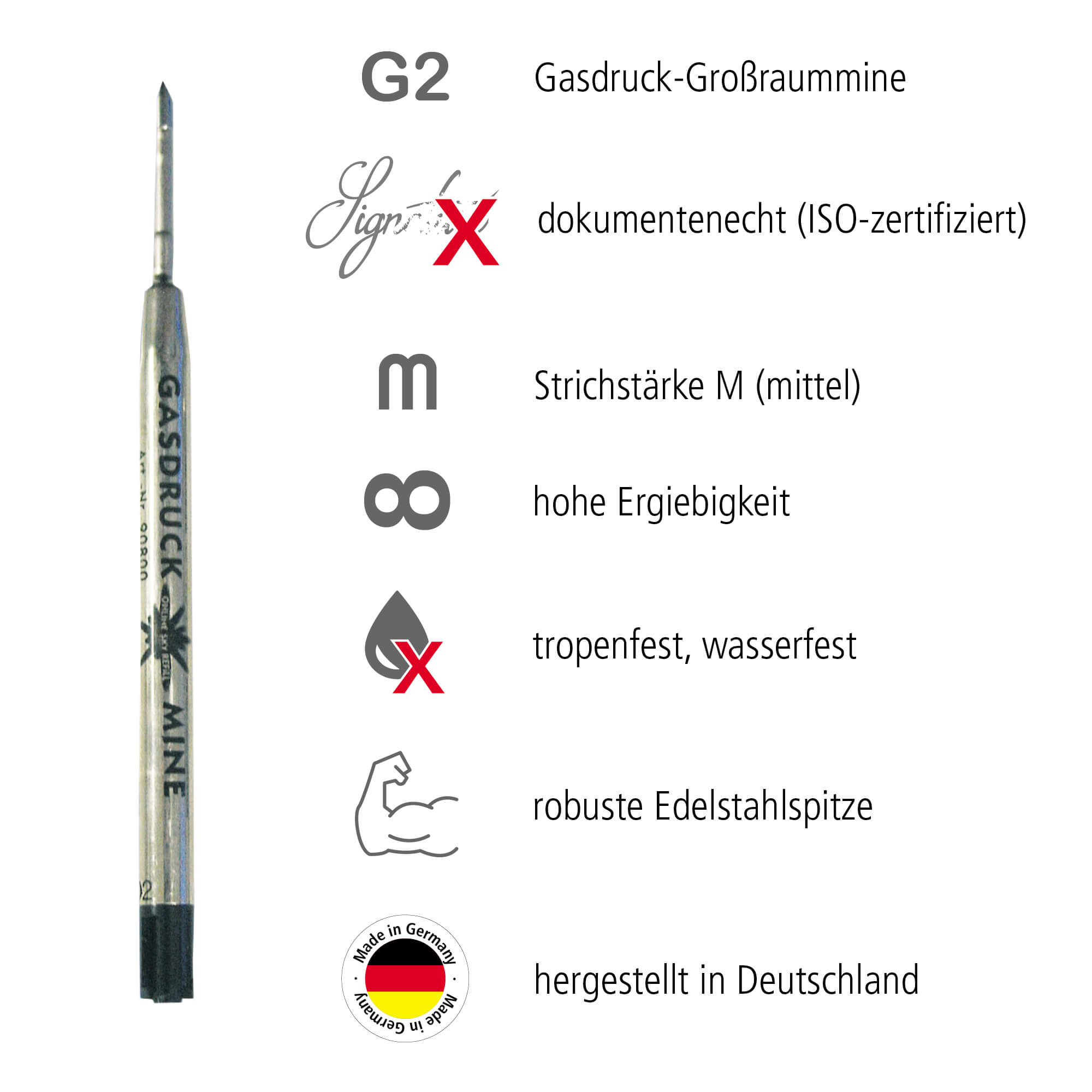 Gasdruck-Großraummine