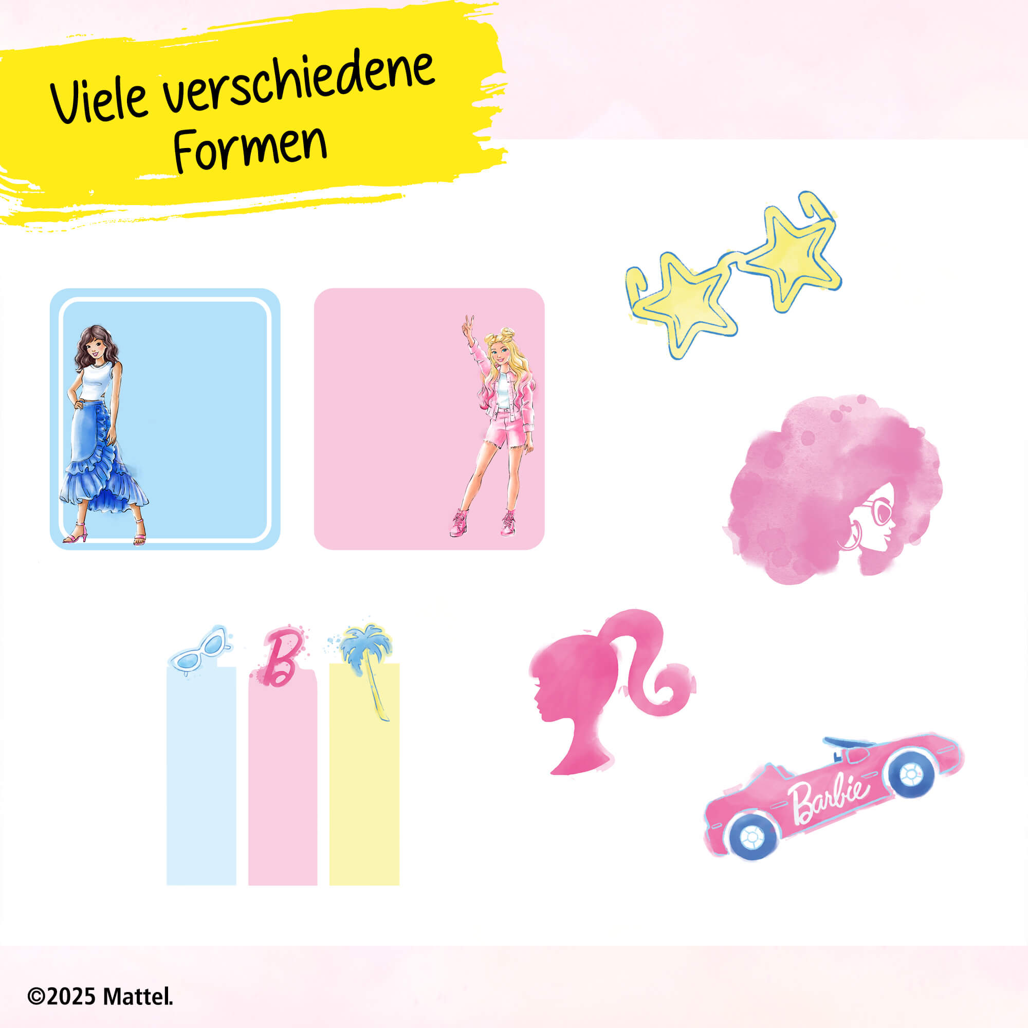 Sticky Notes Booklet Barbie