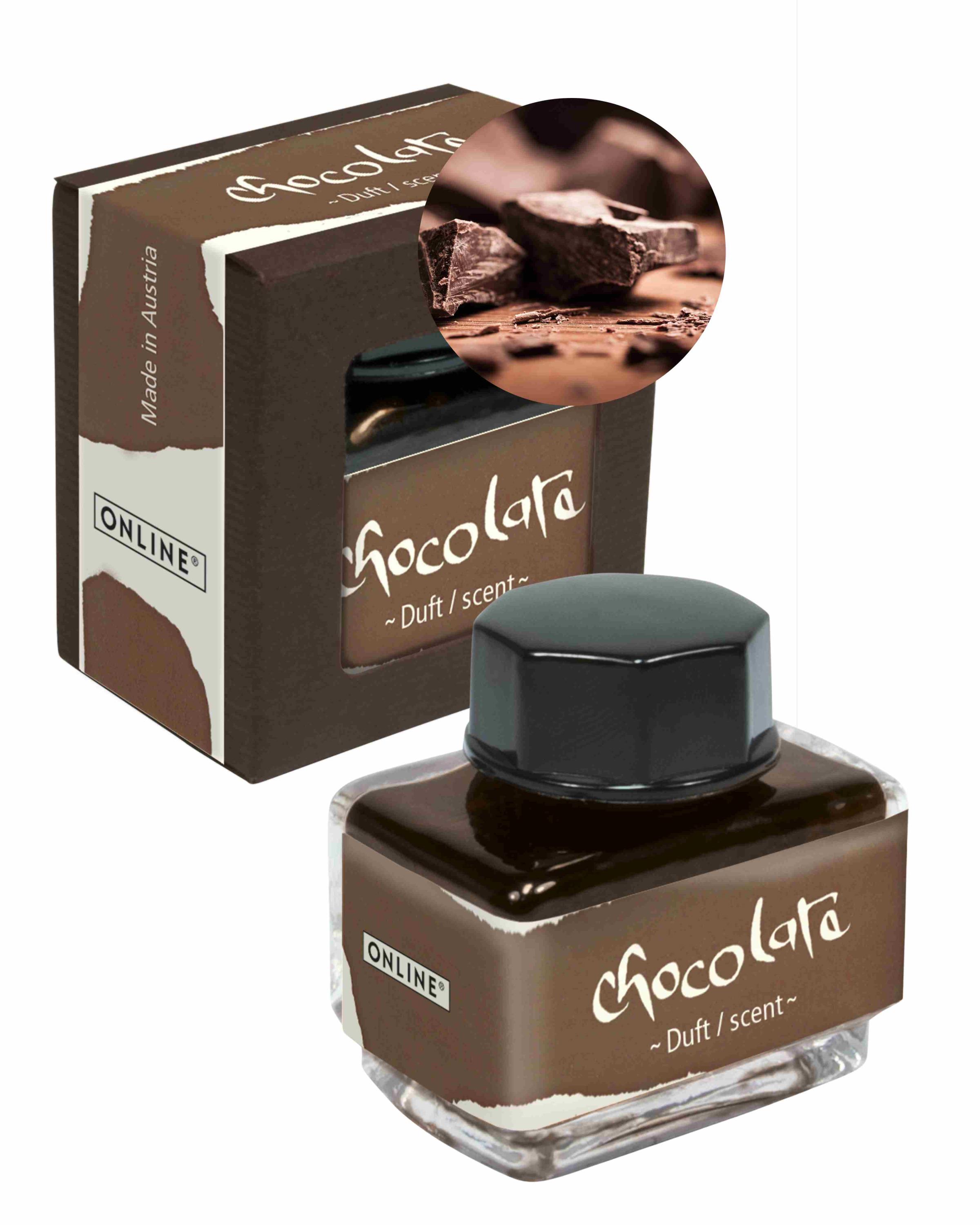 Tinte der Sinne Braun 15 ml mit Duft - Aroma Schokolade