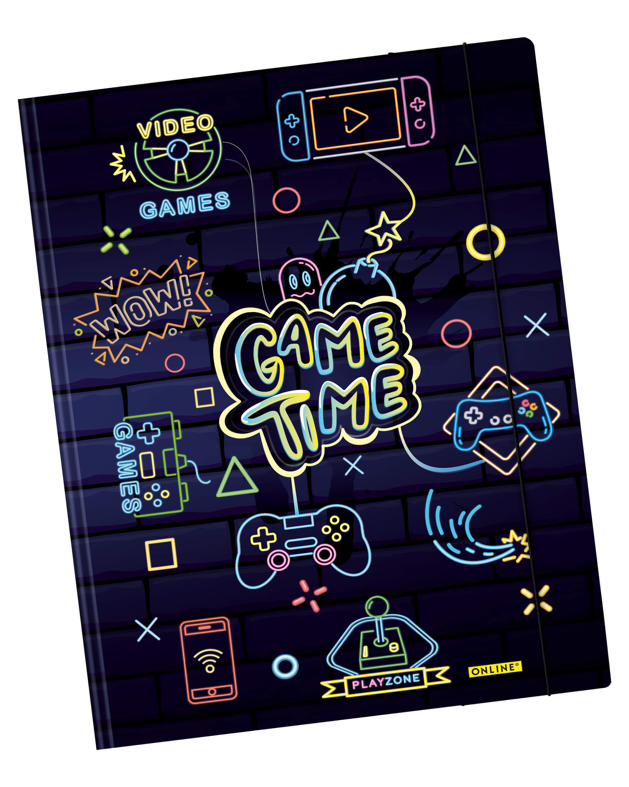 Gummizugmappe DIN A4, Game Time