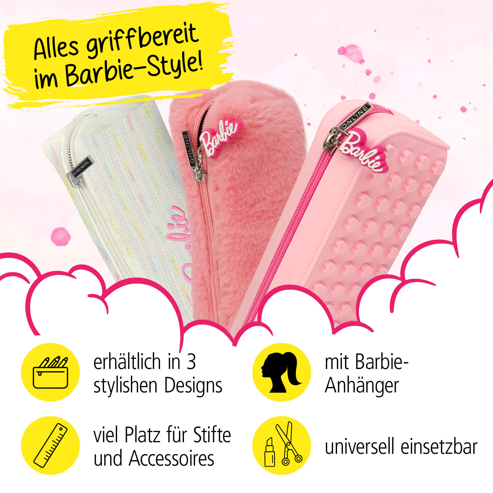Schlamperetui Hearts Barbie