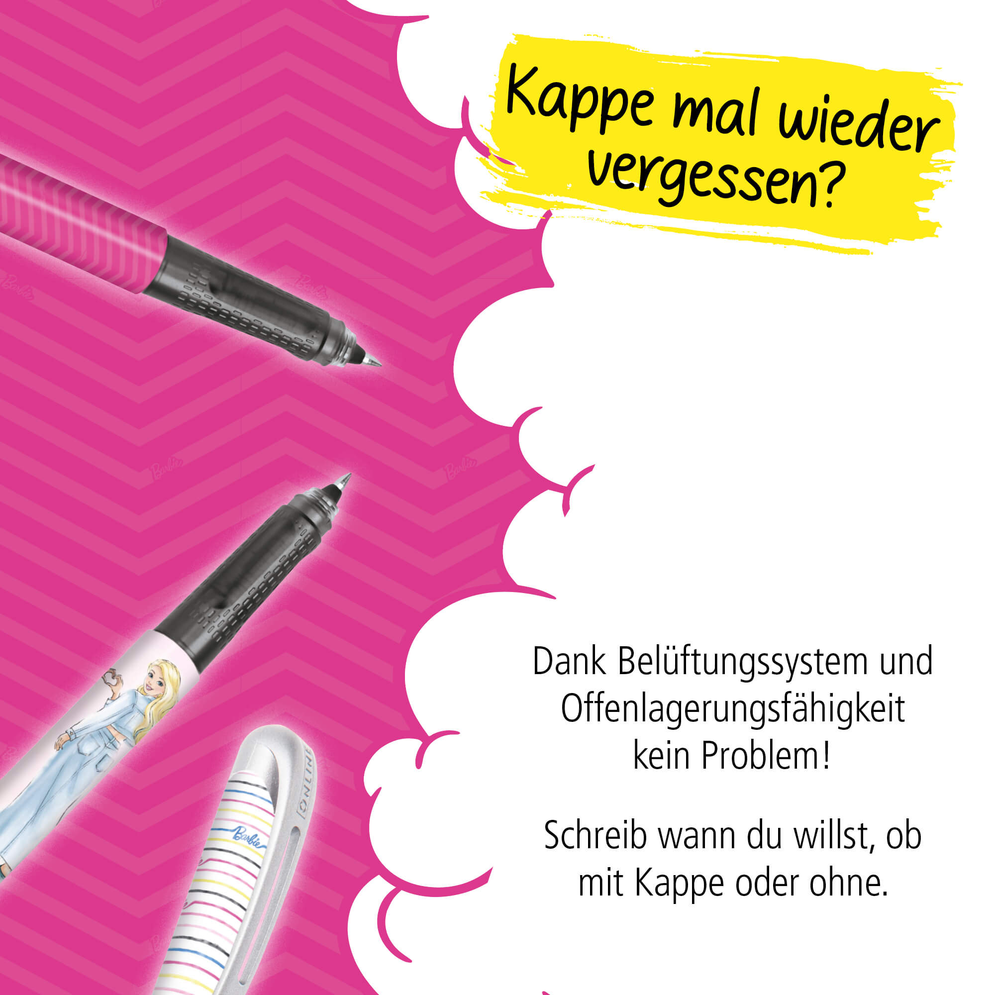 Rollerball College Barbie Pink