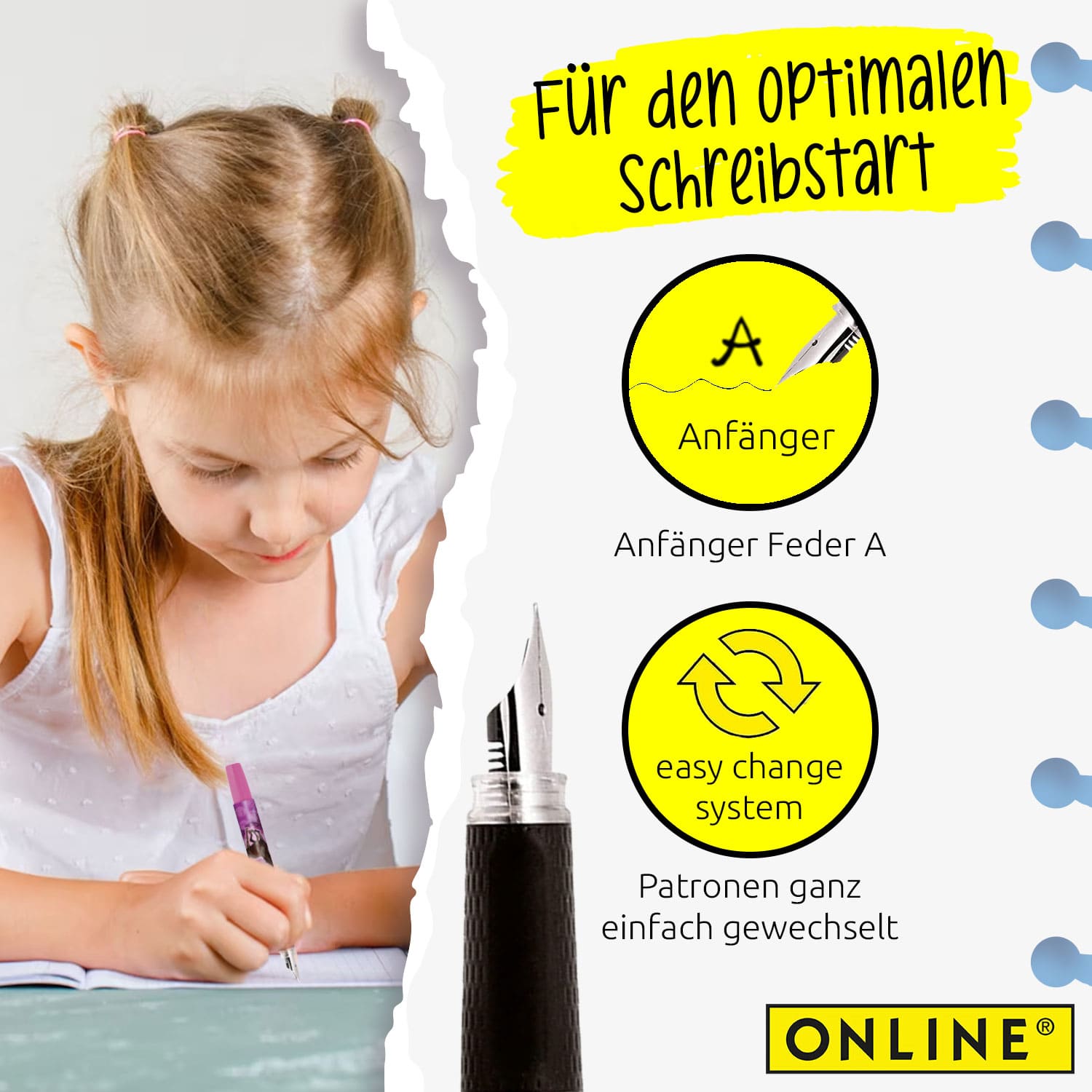 Schreibstärke M medium mit easy change system