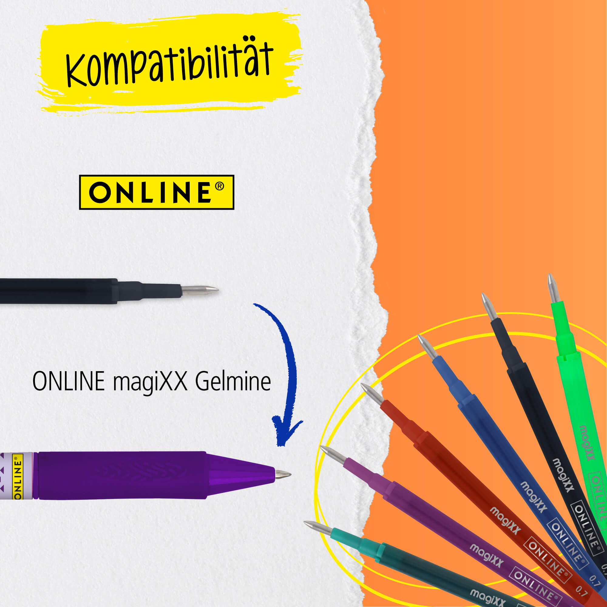 Gelschreiber magiXX Charm, 6er Set