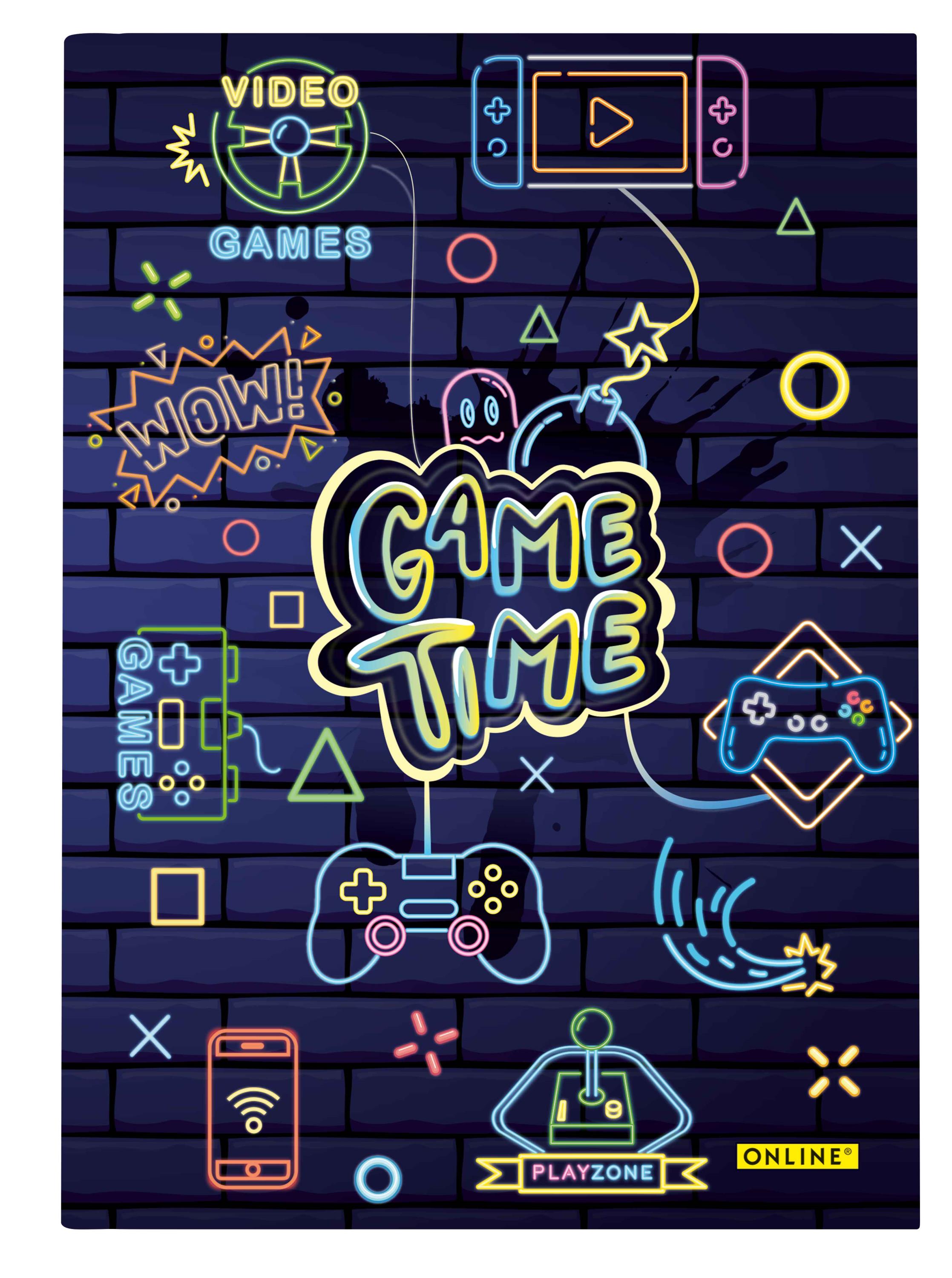 Notizbuch DIN A5 Game Time