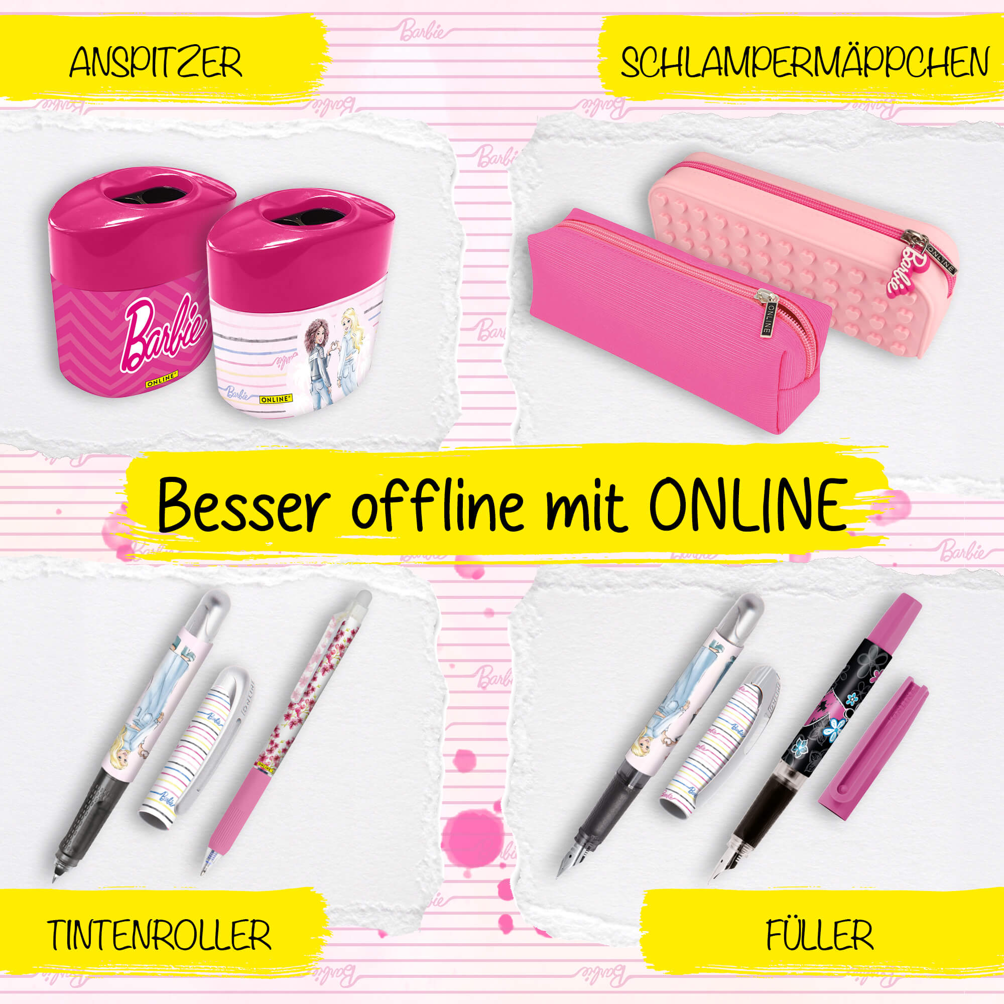 Hausaufgabenheft DIN A5 Barbie Malibu, Soft-Cover