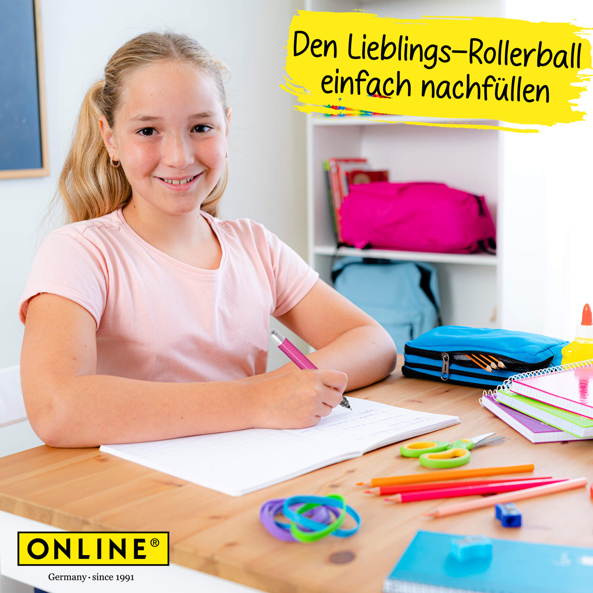 Rollerball College Barbie Pink